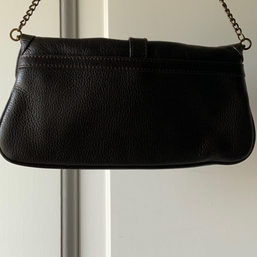 Talbots Brown Leather Handbag - Picture 3 of 8